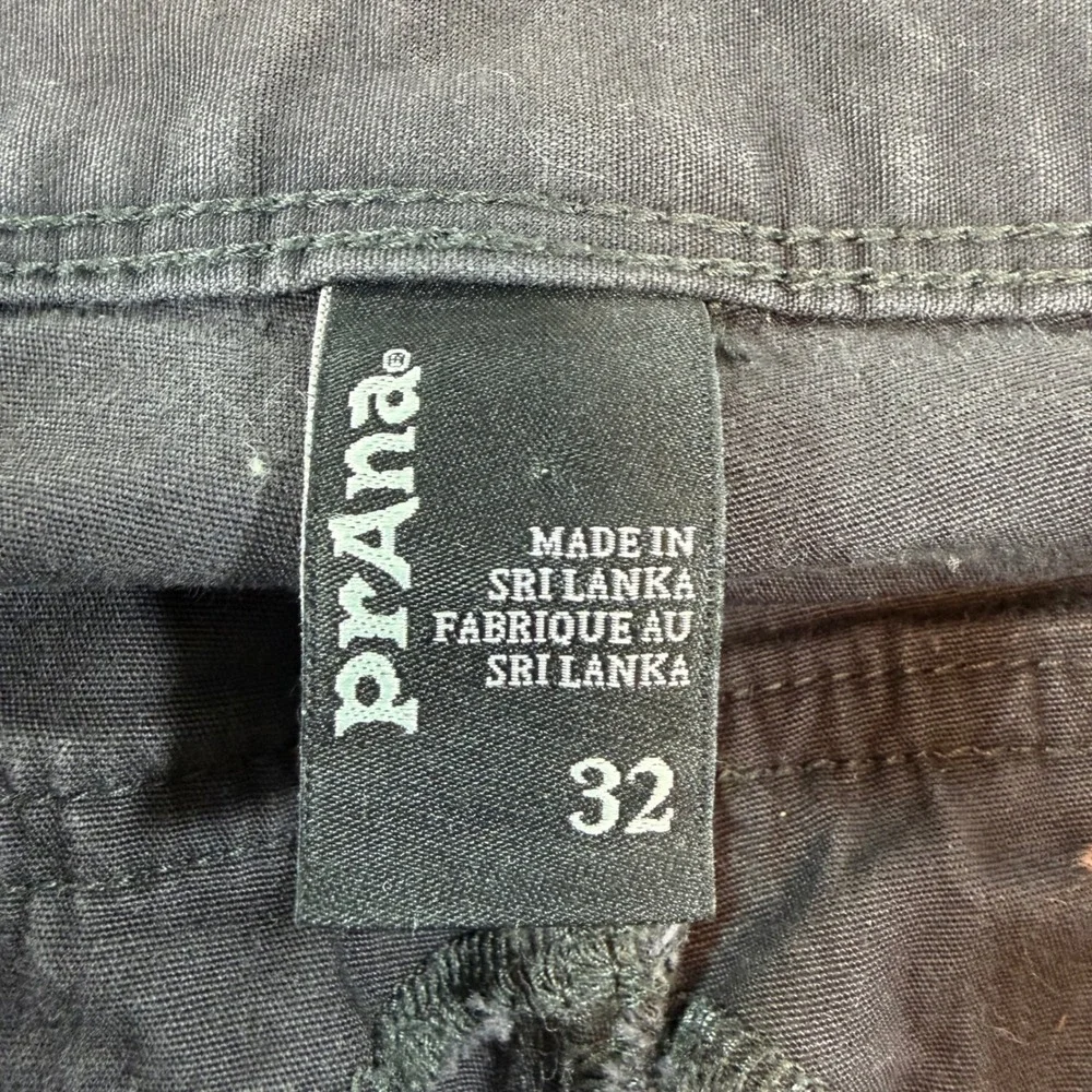 prAna Zion Hiking Cargo Shorts Mens 32 Gray Outdoor Stretch Utility